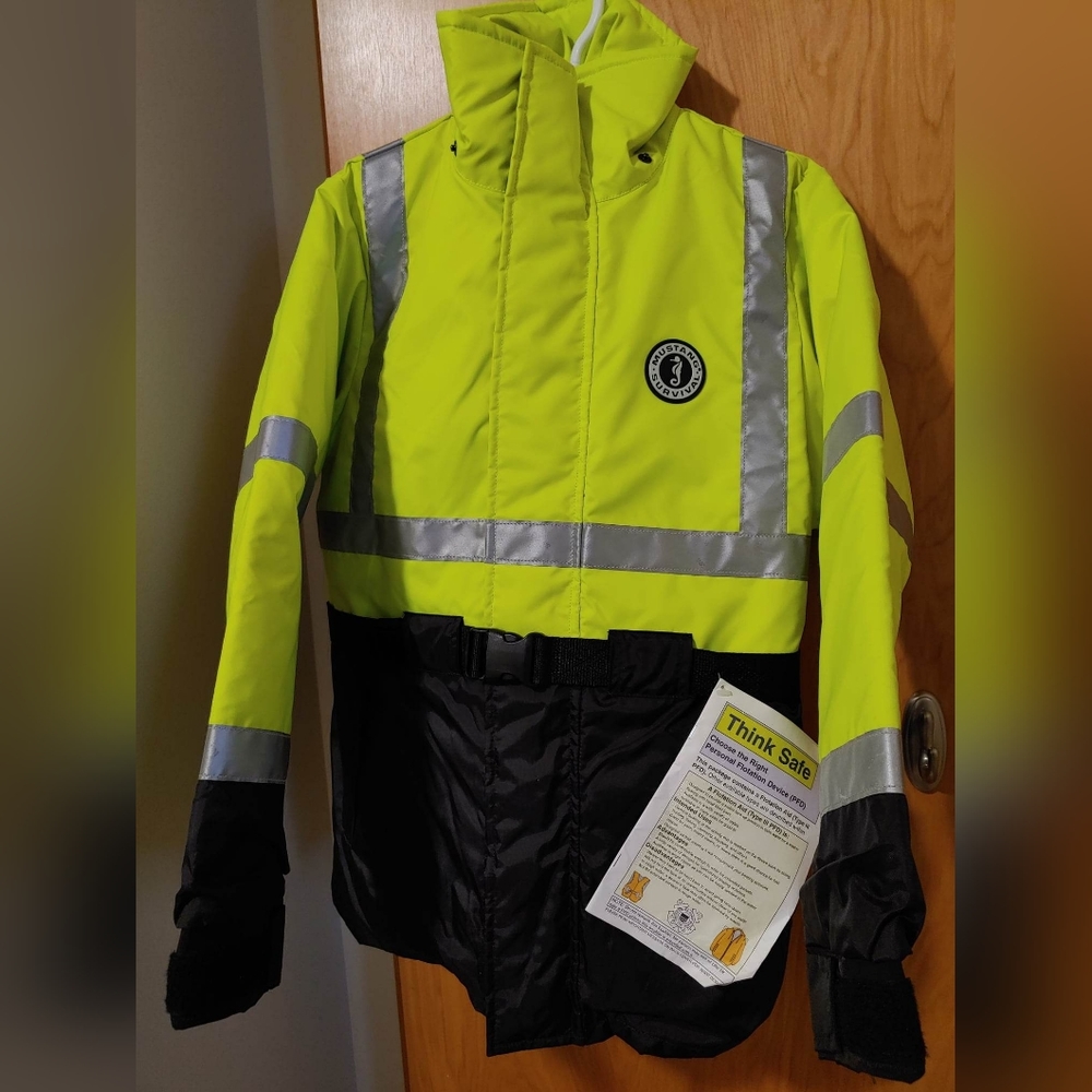 Mustang survival ANSI high visibility flotation coat